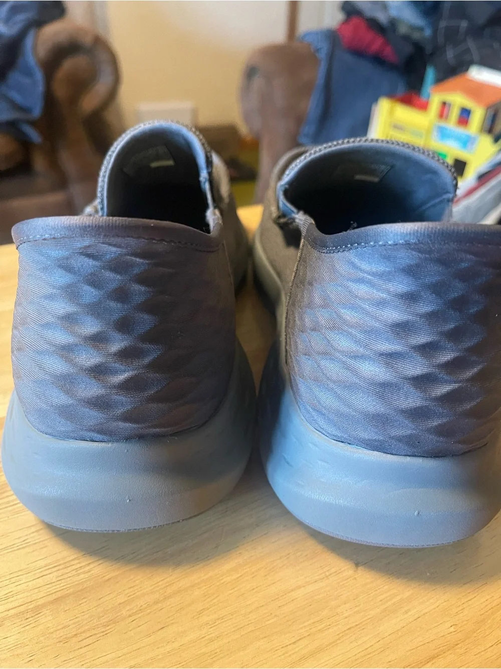 Skechers Slip-ins Hands Free Gray Slip-On Memory Foam Lightweight Mens 10.5